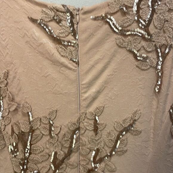 RALPH Lauren light pink woman’s beaded special occasion dress - Picture 11 of 16